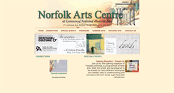 Desktop Screenshot of norfolkartscentre.ca